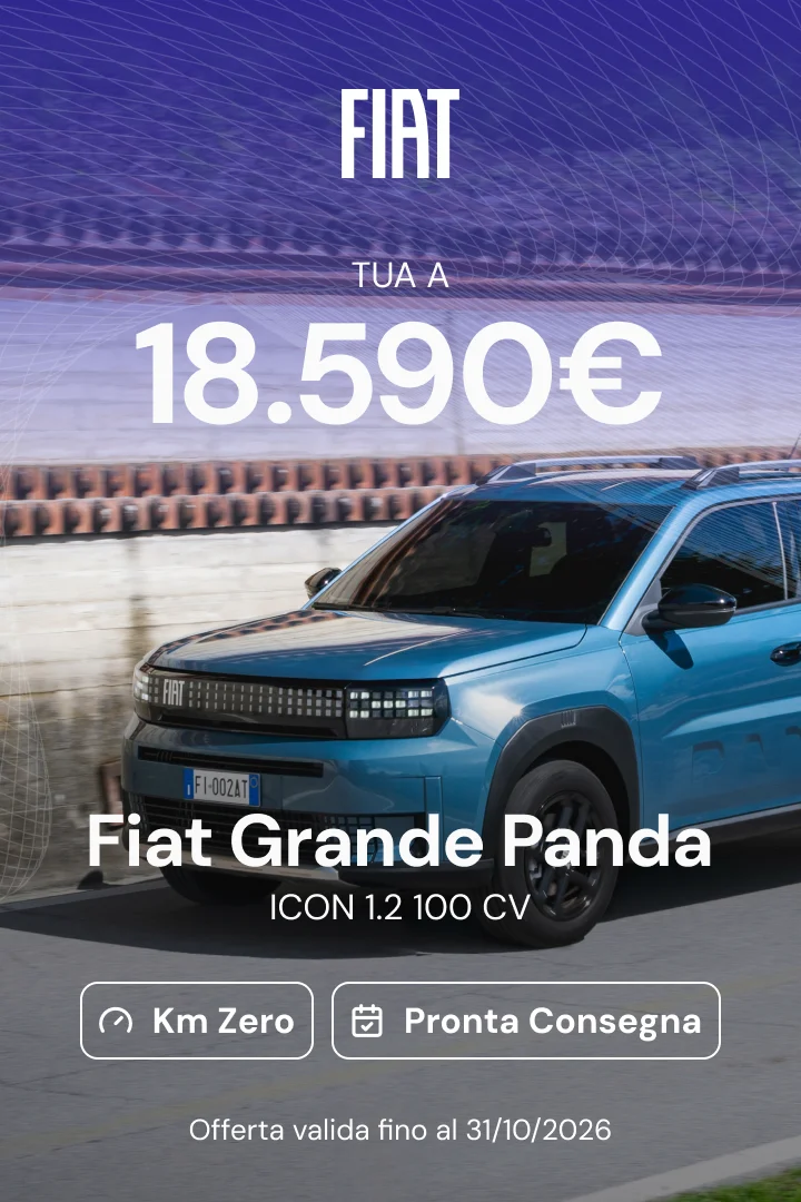 Fiat Grande Panda Icon km zero Liguria