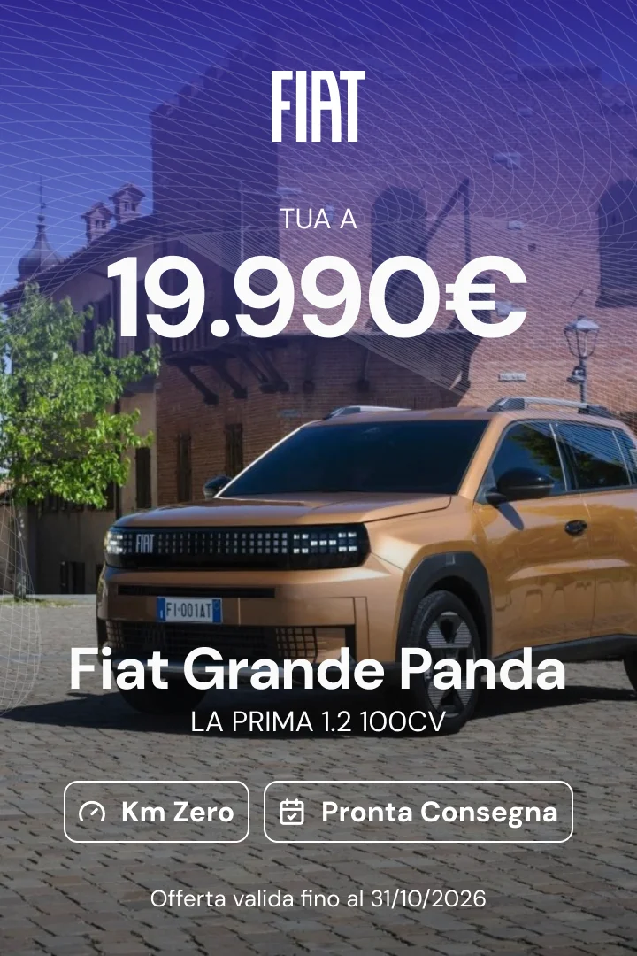 Fiat Grande Panda La Prima km zero Liguria