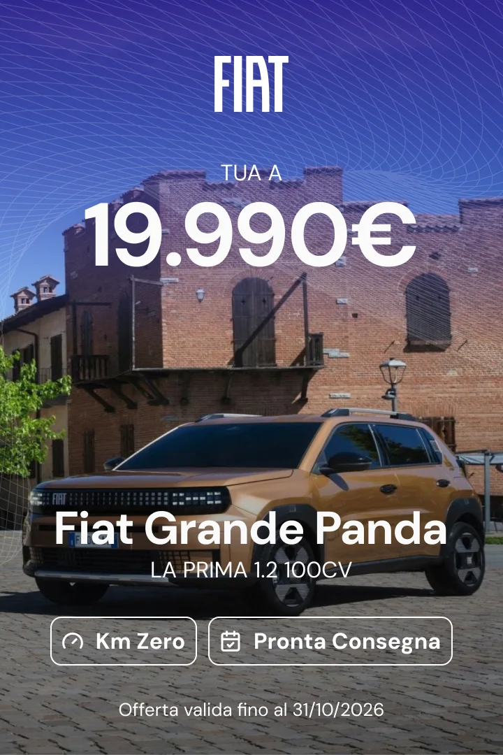 Fiat Grande Panda La Prima km zero Liguria