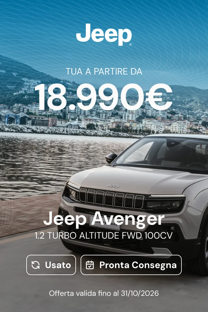 Jeep Avenger Altitude usata Liguria